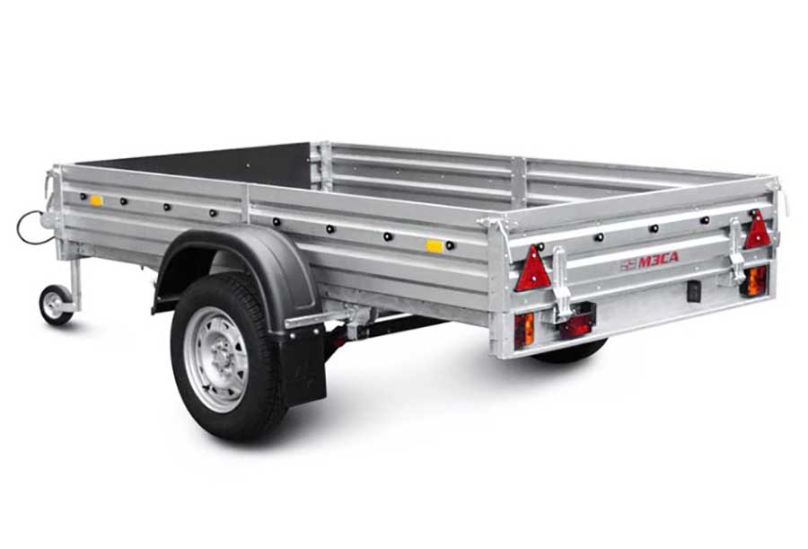 Прицеп бортовой МЗСА 817704.022 (243.5x137.1 см, борт 29 см)