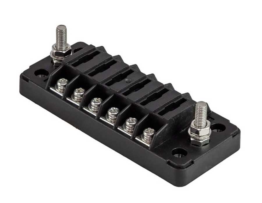 Блок Marine Rocket на 6 предохранителей с крышкой 