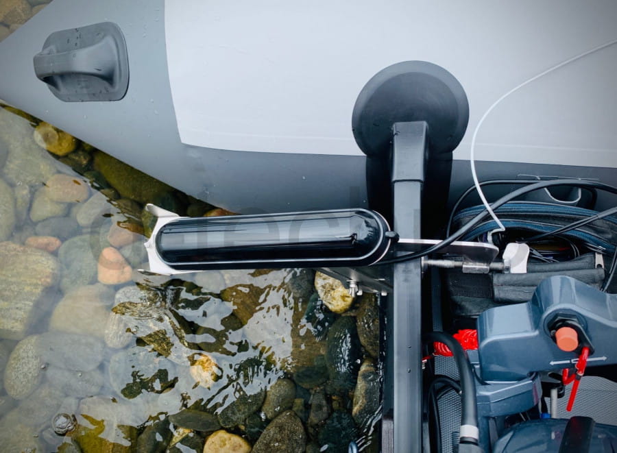 Держатель датчика эхолота Lowrance, Garmin, в комплекте со штангой струбцины, арт. KDS020