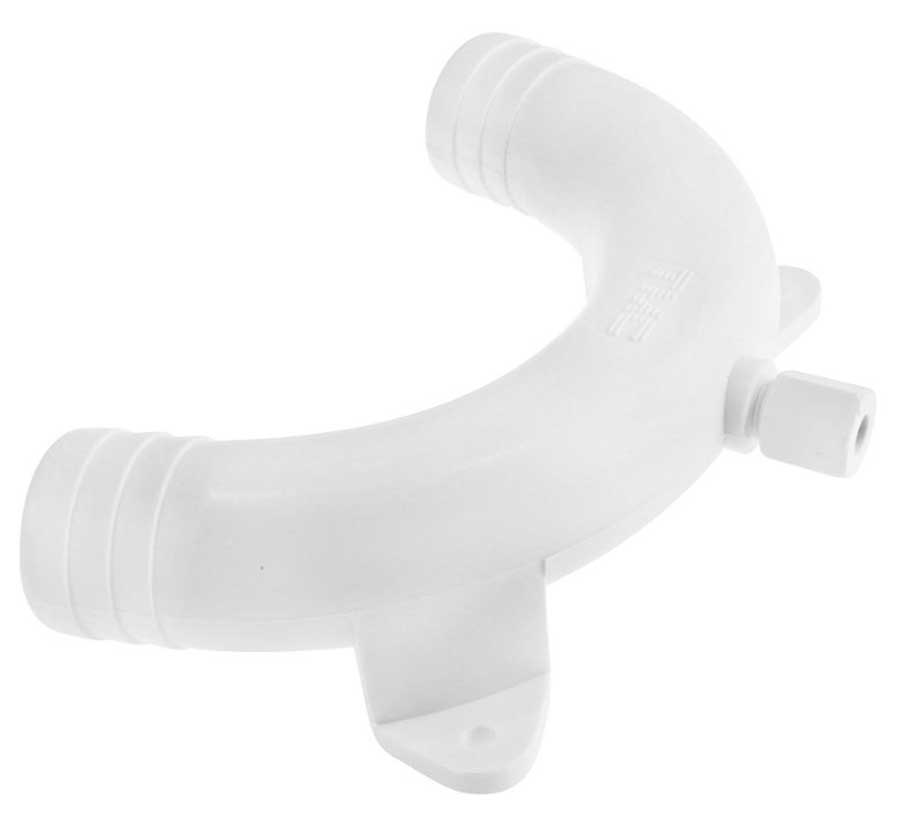 Вентилируемое антисифонное колено TMC, 38 мм (1-1/2"), пластик