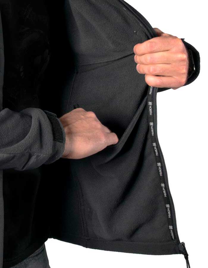 Куртка флисовая Norfin (Норфин) SUMMIT BLACK