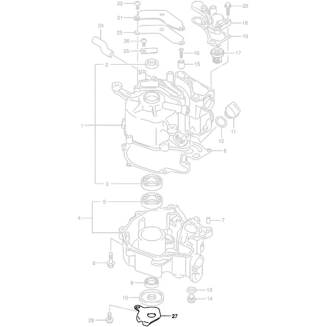 Пластина нижнего сальника Suzuki