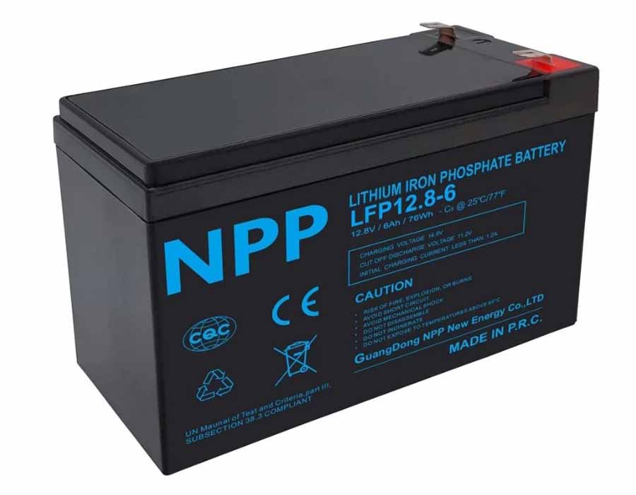 Аккумуляторная батарея NPP LiFePO4 12.8 V, 6 Ah