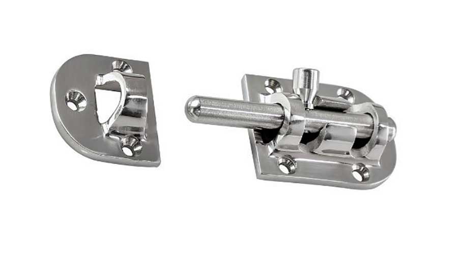 Шпингалет 90х39 мм, нержавеющая сталь