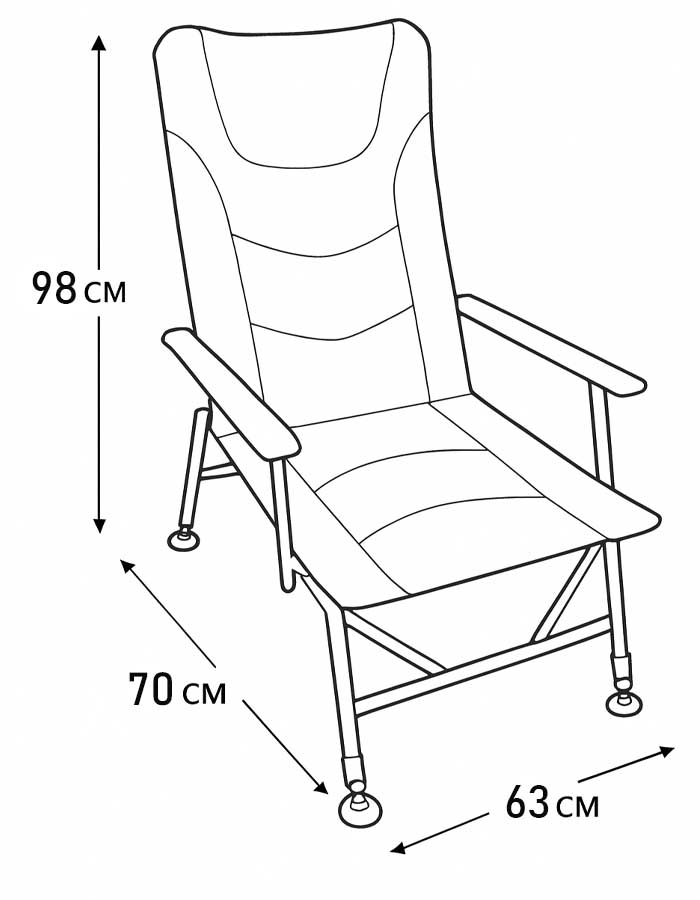 Кресло карповое Norfin (Норфин) Humber NF-20605