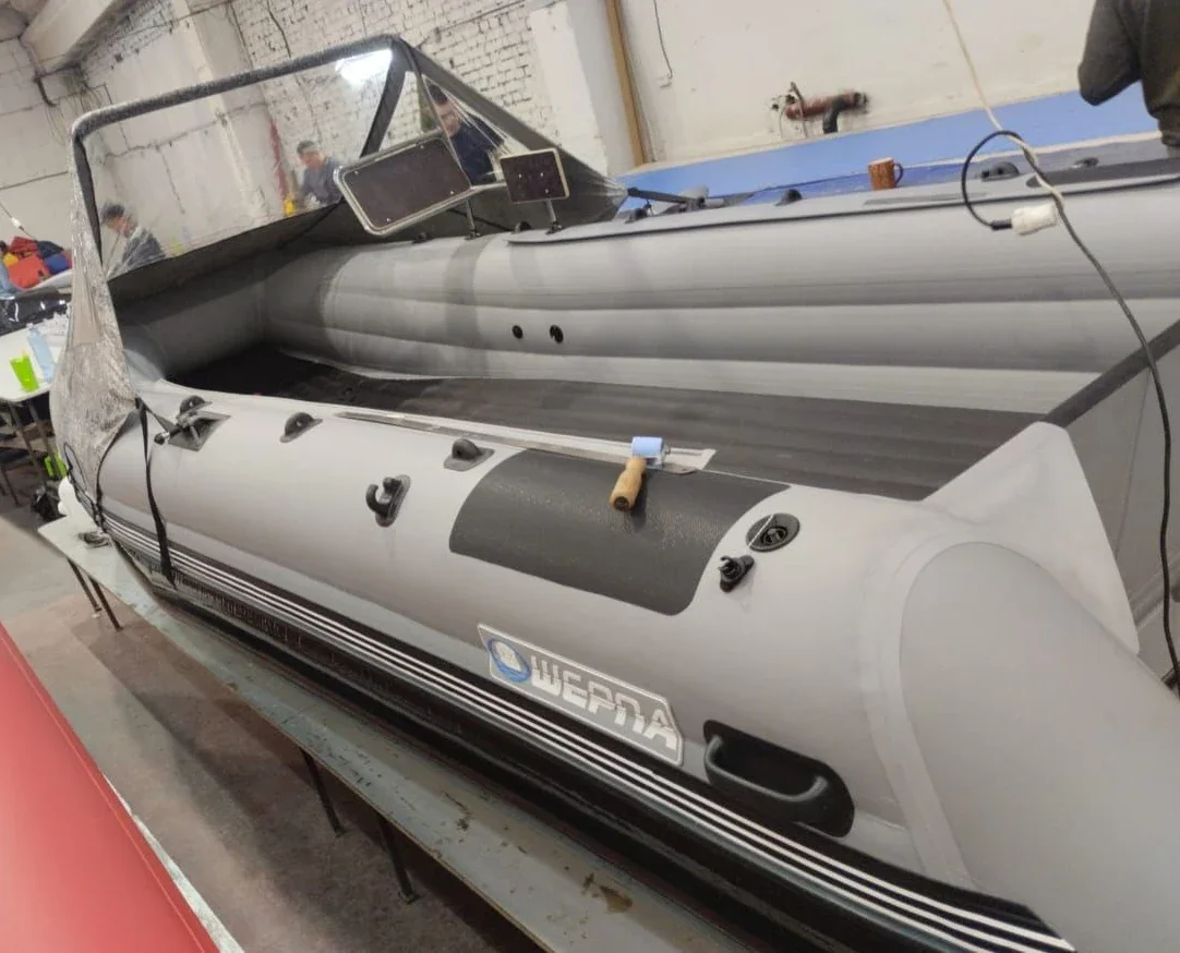 Надувная лодка ПВХ Шерпа 600 Эверест Jet НДНД + AirDeck