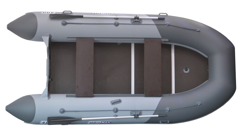 Надувная лодка ПВХ Боцман BT400SK (гидролыжа, камуфляж).