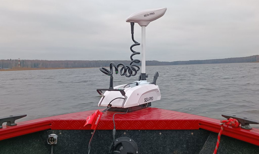 Лодочный электромотор SEA-PRO 65L GPS (белый)