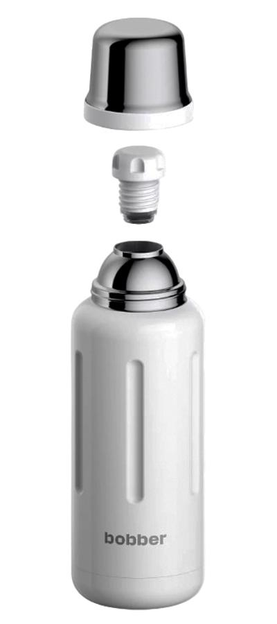 Термос Flask-1000 Sand Grey с узким горлом, 1 л