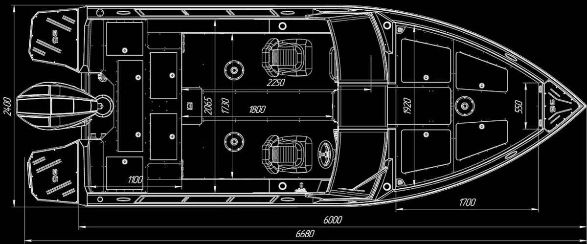 Катер Siberia S6 (модификация 3)