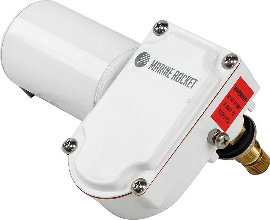 Электропривод стеклоочистителя Marine Rocket 12 В, ось 1", двухскоростной, с авто-возвратом