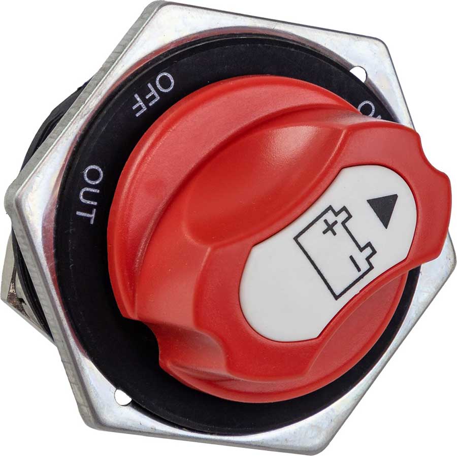 Выключатель массы со съемной рукояткой OFF-ON, 1 АКБ 300 А