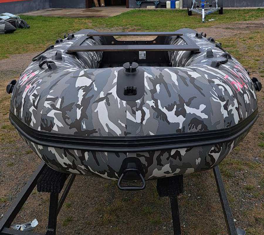 Надувная лодка ПВХ Хантер 350 ПРО (камуфляж), Б/У 2023