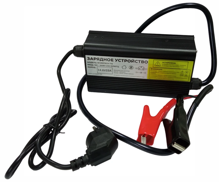 Зарядное устройство Rivertech T15 для АКБ LiFePO4, 14,6В 15А