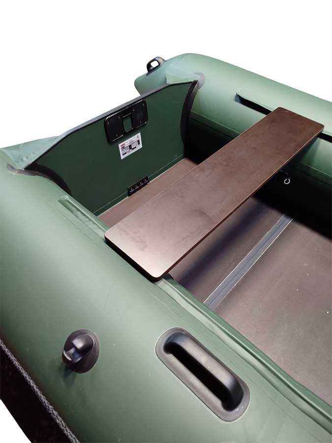 Надувная лодка ПВХ Роджер Хантер 3200 эконом, слань-книжка, балон 43 см