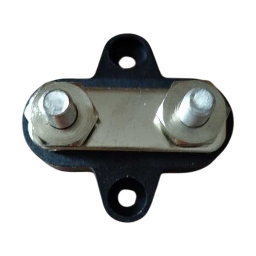 Клемма-штифт двойная, М6, 45х42 мм, черная