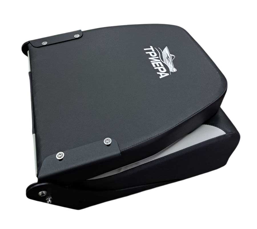 Кресло складное Триера, белый/черный