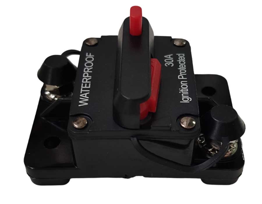 Автоматический предохранитель 30 А, IP67, с кнопкой сброса