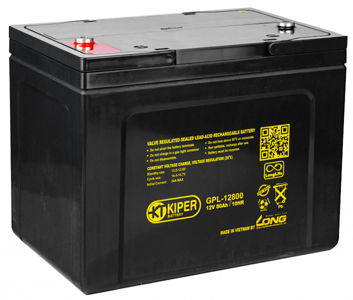 Аккумуляторная батарея Кипер GPL-12800H 12V/80Ah