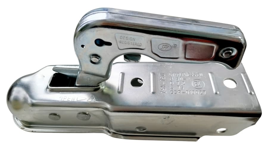 Замковое сцепное устройство SPP ZSK 750I, 750 кг., дышло 60 мм. (квадратное)