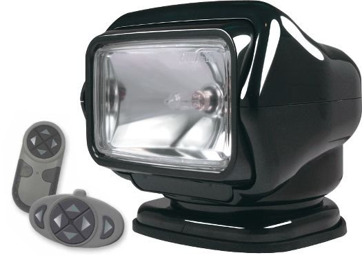 Прожектор стационарный с двойным управлением Golight Stryker, черный.
