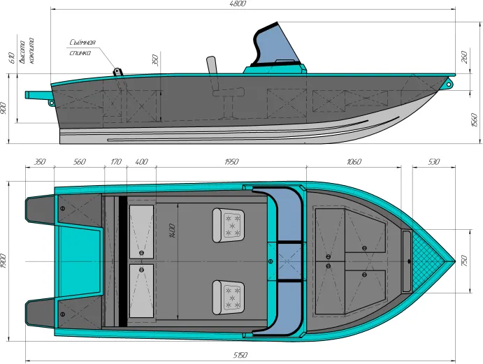 Катер ТРИЕРА Магнум Спорт 470