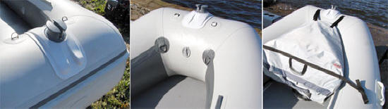 Надувная лодка Баджер Fishing Line 330 с жестким полом (фанера 12)