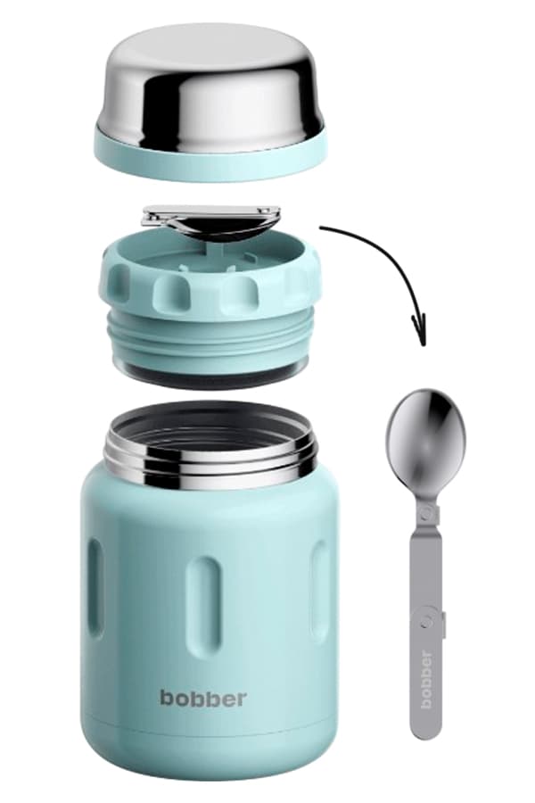 Термос для еды Jerrycan-700 Light Blue с широким горлом, 0.7 л
