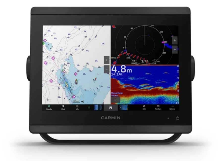 Эхолот-картплоттер Garmin GPSMAP 8410XSV с сенсорным IPS-дисплеем 10", NMEA 2000 и Wi-Fi