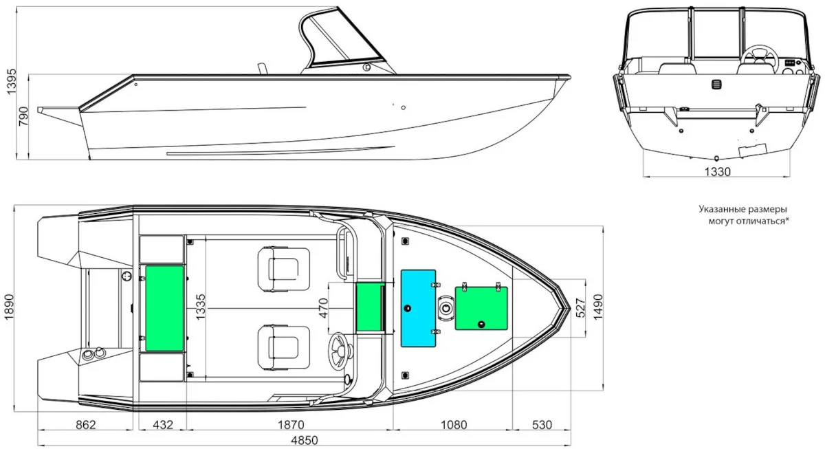Катер ВиндБот 4.5 DCX