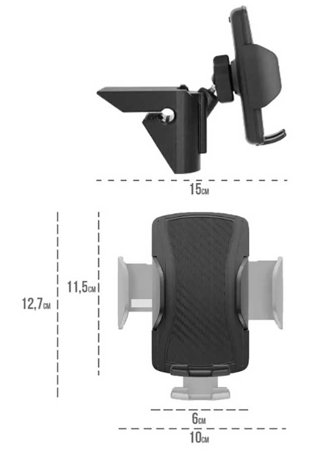 Держатель телефона LODFORT Comfort на ликтрос (вращение на 360°)
