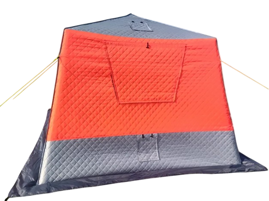 Палатка (баня) 3-х слойная для зимней рыбалки МирКемпинг 2.4х2.4х2.05 м 