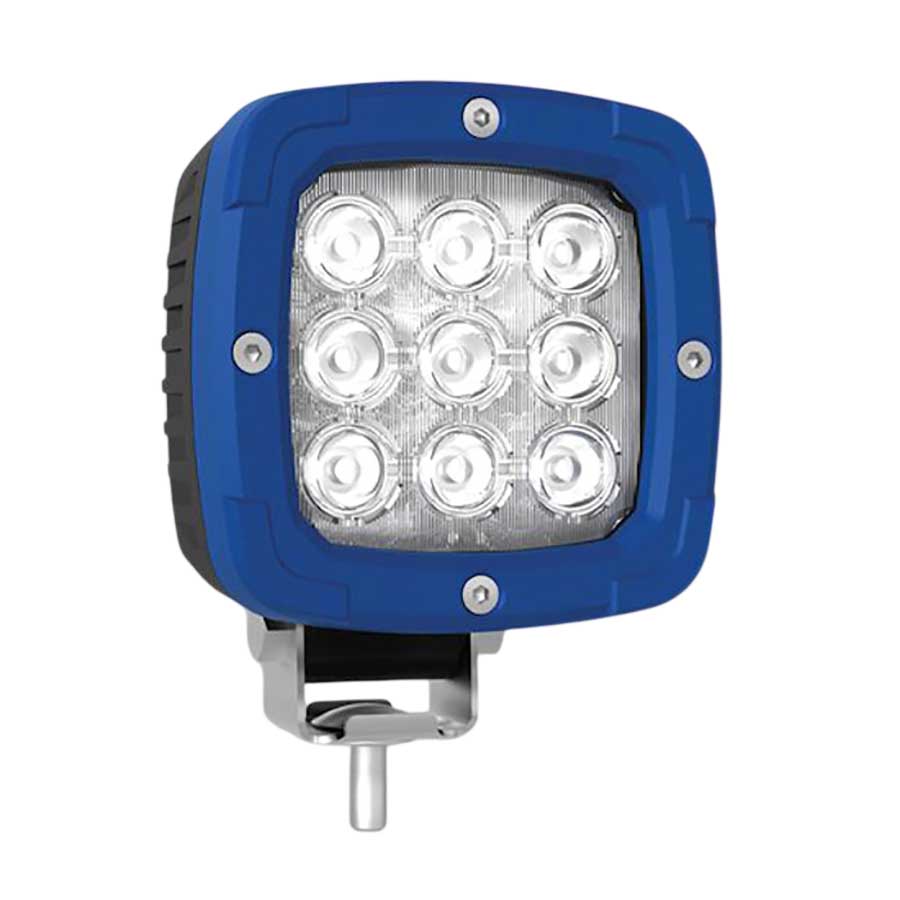 Универсальная светoдиодная рабочая фара FT-036 LED ALU, 9 диодов, 34 Вт, 2800 лм, 12/54 В
