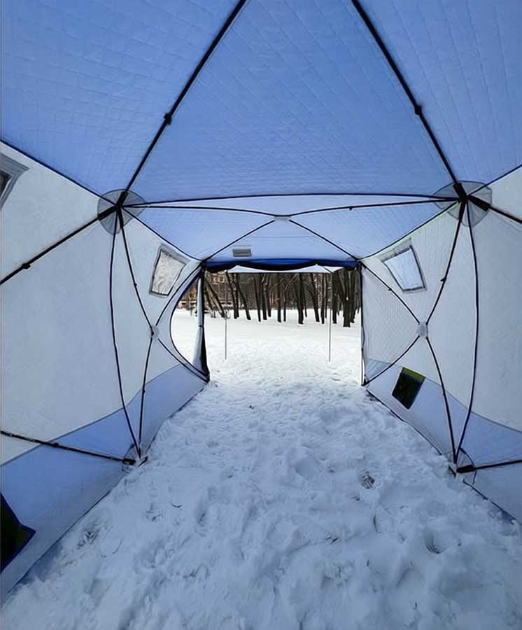 Палатка для зимней рыбалки MirCamping КУБ (4х2х1,7 м.) арт. 2023