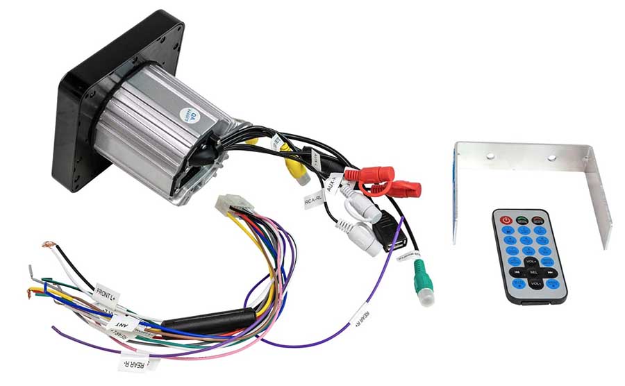 Магнитола Marine Rocket MRH-350, 4 дюйма, Bluetooth, USB, IPX5