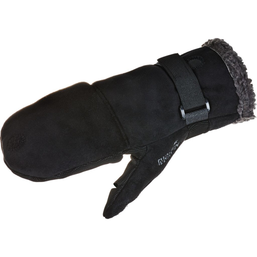 Перчатки-варежки Norfin AURORA BLACK с обрезанными пальцами