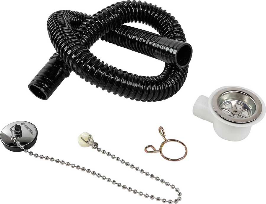 Слив Ø25 мм для мойки со сливным отверстием 38-46 мм, Marine Rocket