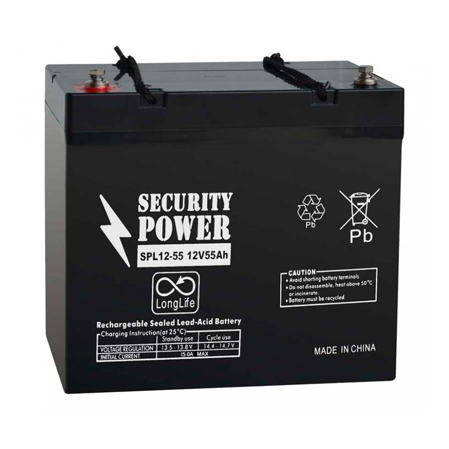 Аккумуляторная батарея Security Power SPL 12-55 12V/55Ah