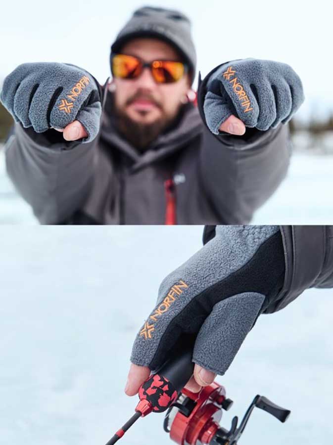 Перчатки Norfin (Норфин) POINT DG с открытыми пальцами