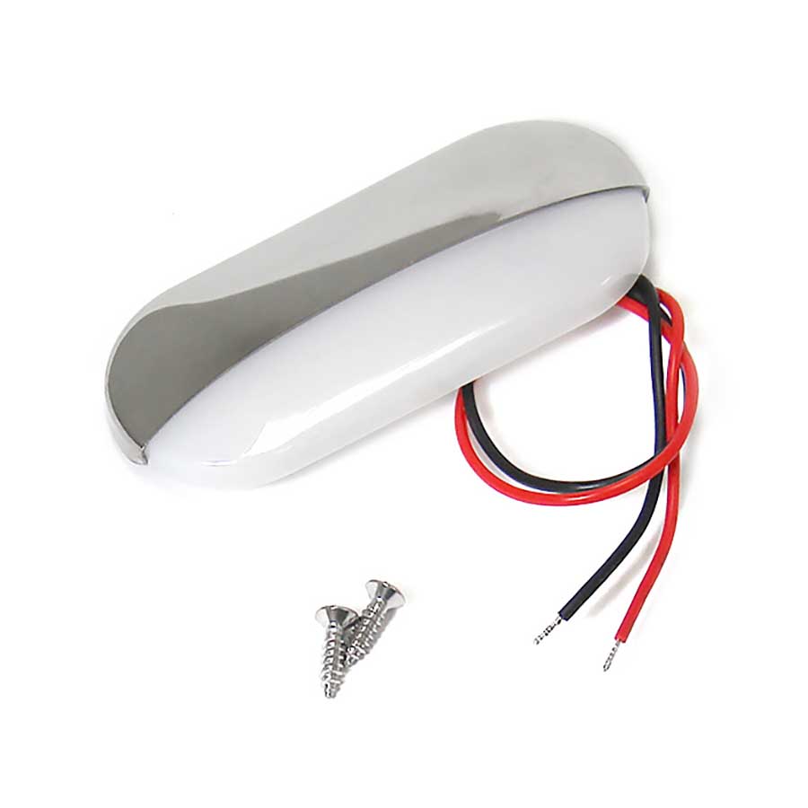 Светодиодный светильник для подсветки палуб и трапов, 0.8Вт, 12В, IP67, теплый белый свет