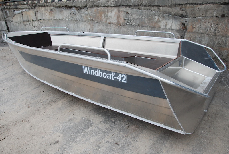 Лодка алюминиевая ВиндБот 42 М