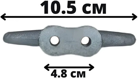 Утка швартовая гальванизированная 100 мм., сквозной крепеж (комплект 4 шт.)