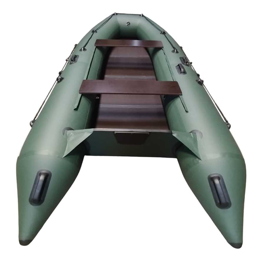 Надувная лодка ПВХ Роджер Хантер 3200 эконом, слань-книжка, балон 43 см