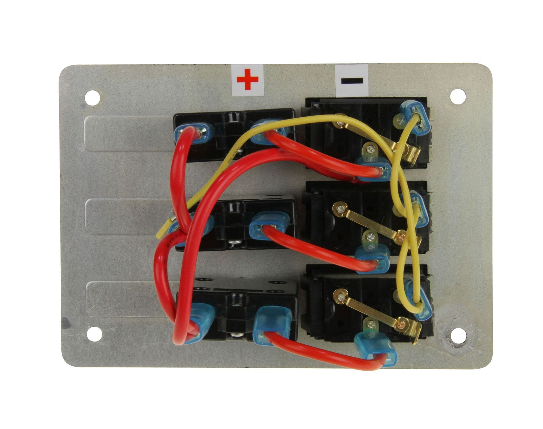 Панель борт. питания, 3 переключателя с автоматами.