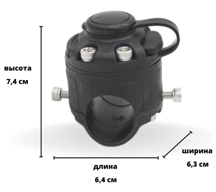 Основание для леера SEA-PRO, черный, FA-0004-T1 (совместимо с Borika)