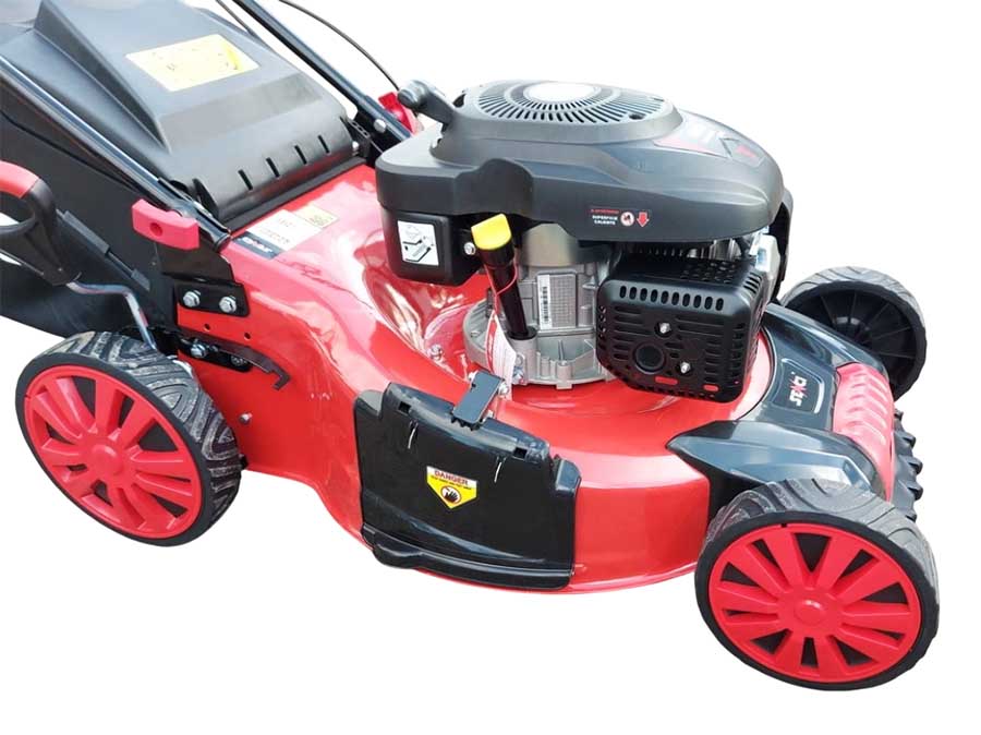 Газонокосилка бензиновая самоходная Senci LMA20S04, 3.5 кВт, ширина скашивания 51 см, травосборник 65 л