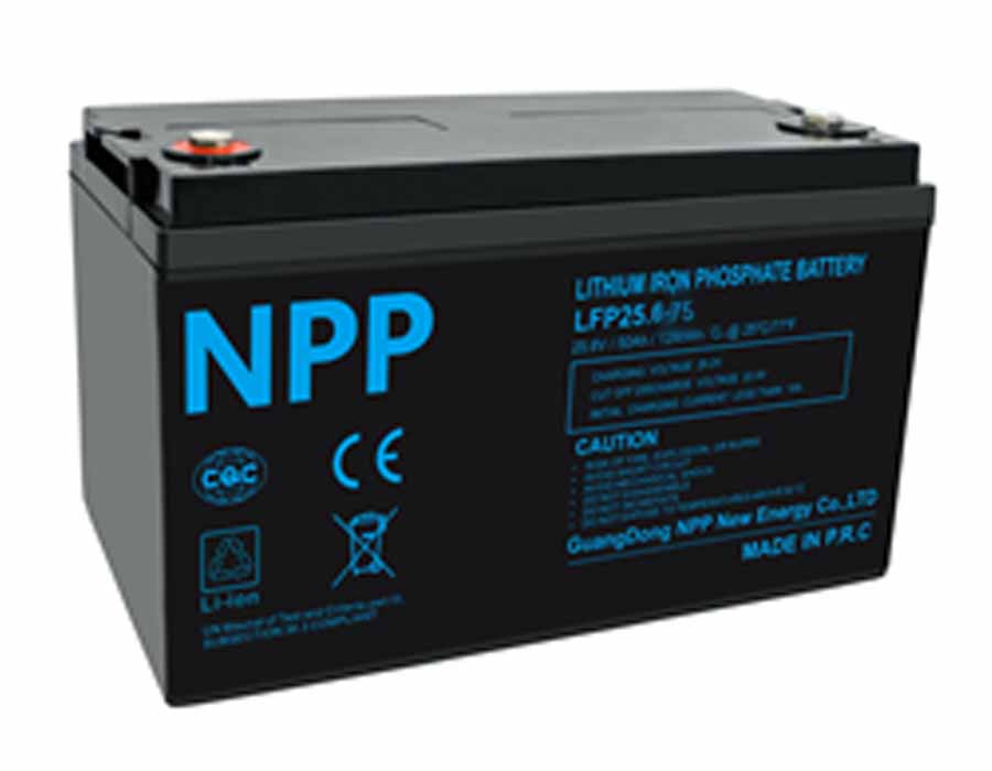 Аккумуляторная батарея NPP LiFePO4 25.6 V, 75 Ah