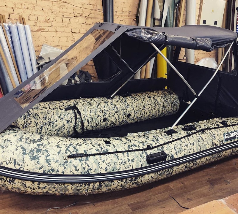 Тент-палатка для лодки Касатка 385