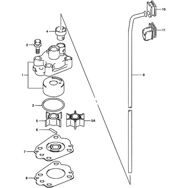 Водяной насос Suzuki