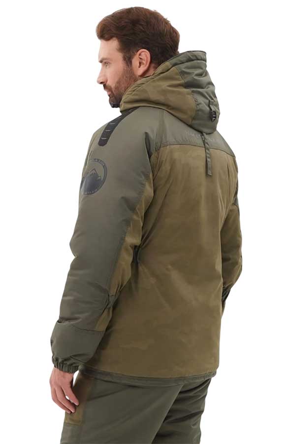 Костюм зимний Хантсмен Горка-Люкс -25°С, хаки (ткань Breathable Camo)